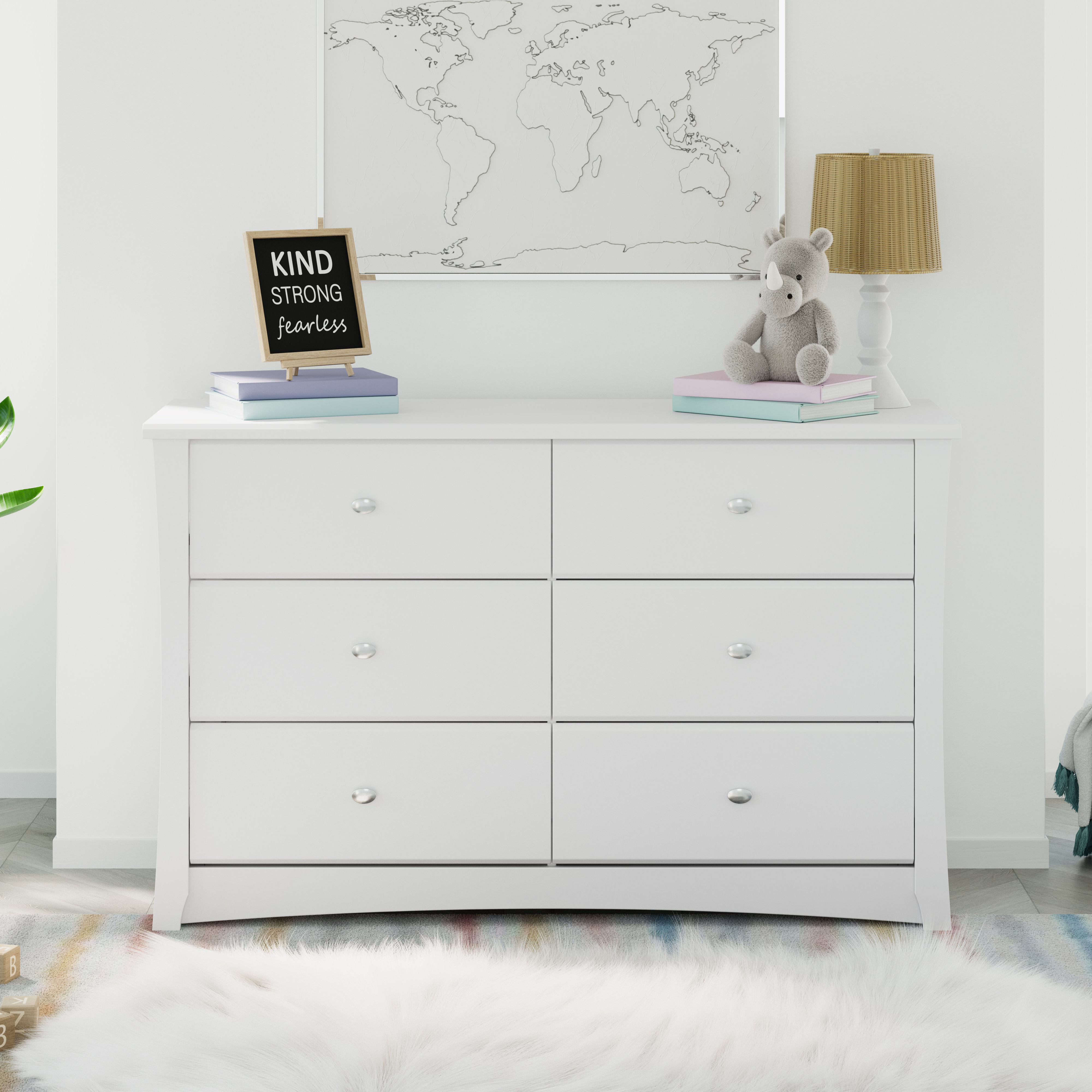 Storkcraft Crescent 6 Drawer Double Dresser Reviews Wayfair